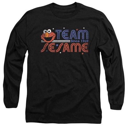 Sesame Street Unisex Vuxen Team Sesame Långärmad T-shirt L B