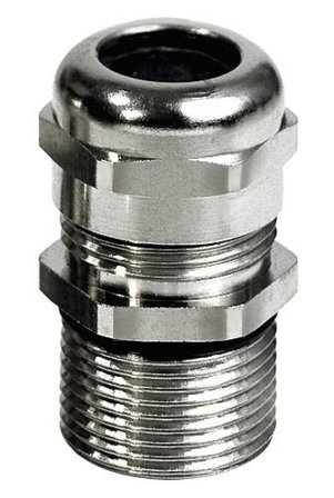 Rutab 1460430 Gjennomføring IP68, lang gjenge, messing PG7, Installasjonsmaterial