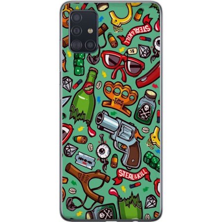 Kompatibel Mobilcover til Samsung Galaxy A51 Figurer