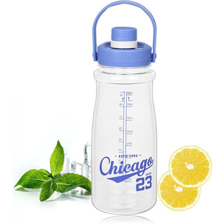 1,5 Liters Vattenflaska - BPA Fri - Läckagesäker Sportvattenflaska