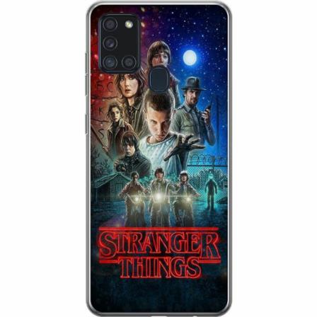Samsung Galaxy A21s Genomskinligt Skal Stranger Things