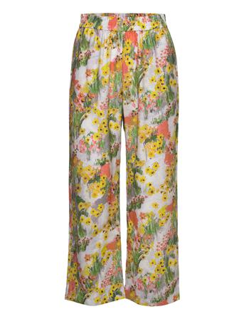 Debra, 1438 Casual Tencel Leveälahkeiset Housut Monivärinen/Kuvioitu STINE GOYA