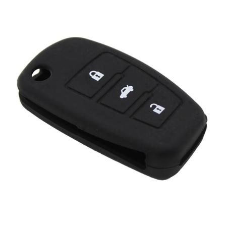 Silikon 3 Knappar Bilnyckeln Audi 2 Svart Svart One Size