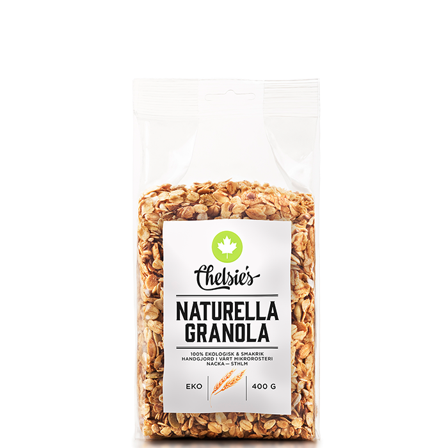Chelsie s Organic Gourmet Prod Granola Naturlig 400 g