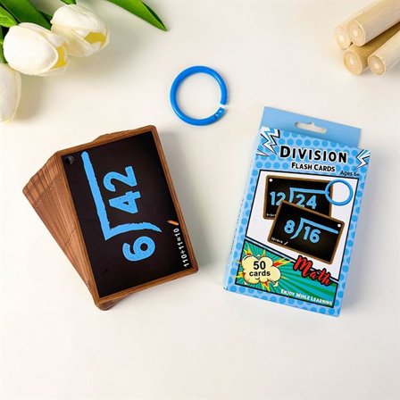 Matematiikkakortit Jako 50-pack