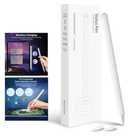 Lämplig för Apple iPad kapacitiv penna Apple penna magnetisk laddning stylus pekskärmspenna