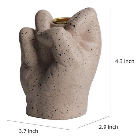 Ljushållare med långfinger Doftljushållare NUDE