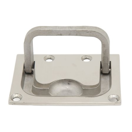 316 Rustfritt Stål Ringtrekk Håndtak Marine Innfelt Løftehåndtak Rektangulært Grepslås