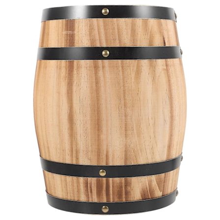 Trä Vinfats Prydnad Antikt Fat Träfat Hink Vinfatsrekvisita