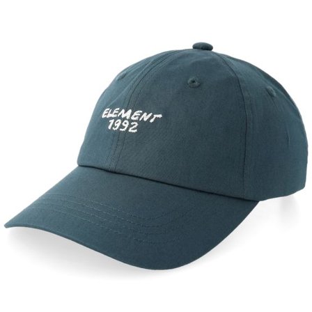 Element - Grön unconstructed Keps - 1992 Baseball Cap Deep Forest Dad Cap @ Hatstore