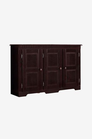 Loft24 - Sideboard Lisa 3 ovinen - Ruskea - Senkit & sivupöydät - - Homeroom