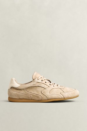 GANT Damen Sperly Sneaker aus Veloursleder (39) Beige