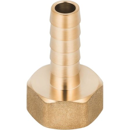 Solid messing slangekobling - piggtråd til BSP-kobling - damlinje/slangeadapter