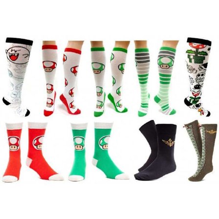 Nintendo sokker / knæstrømper