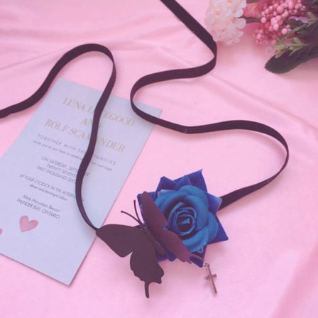 Eye Patch Cosplay Mask BLÅ