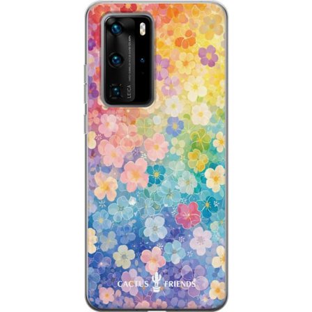 Yhteensopiva Puhelinkuori Huawei Huawei P40 Pro Cactus and Friends – RainbowBloom