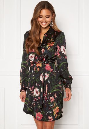 Chiara Forthi Genesis shirt dress Black / Patterned Klær