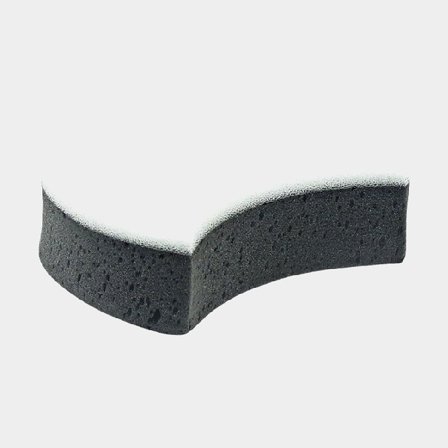 Cleaning sponge 1852-Marine Kombi, 14.5 x 6 cm, coarse/fine