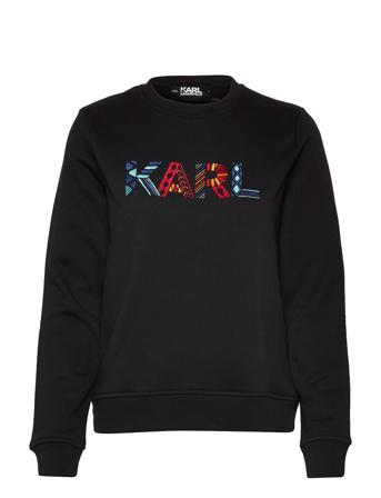 Multicolour Logo Sweatshirt Black Karl Lagerfeld