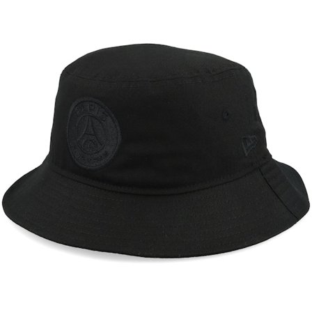 New Era - Football Nero bucket Cappello - PSG Tonal Black Bucket @ Hatstore