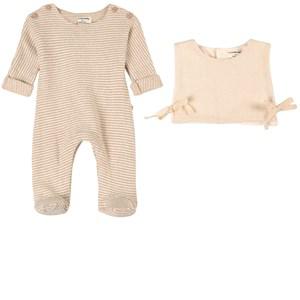 1+ in the family 2-piece Beige Jumpsuit Set 12 Months - All in ones - 12 months - Beige