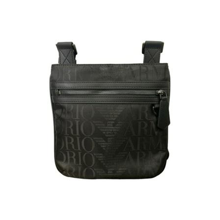 Emporio Armani Messenger Tass , Zwart , Heren , Maat: ONE Size Schoudertassen