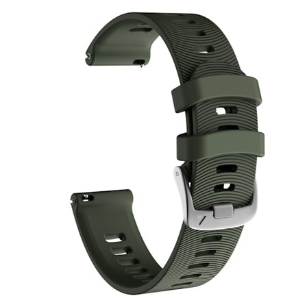 Garmin Forerunner 645 Armband/245 Armband, 20mm Ersättningsarmband Mjuk Silikon för Vivoactive 3 Music Vívomove HR Forerunner 645/245 Music