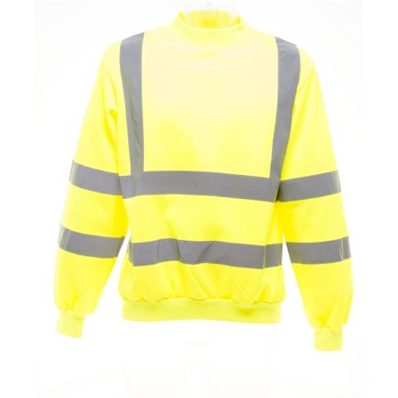 Yoko Unisex Hi-Vis Tjock Tröja XL Hi-Vis Gul