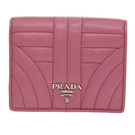 Prada Vintage Pre-ownedLeatherwallets Pink, Dame Vintage Accessories, Størrelse: ONE Size