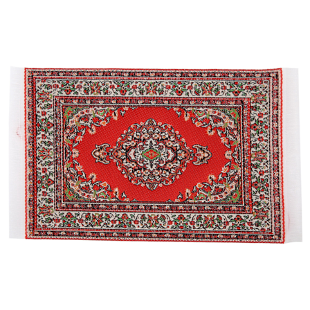 1:12 Dockskåp Vävda Matta Miniatyr Rug Dockhus Dekoration Barn Present Tillbehör #1