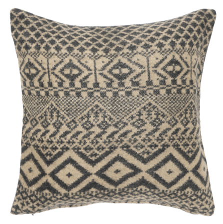 Gustav Ovland Obelix Putetrekk Ullmix Sort 50x50