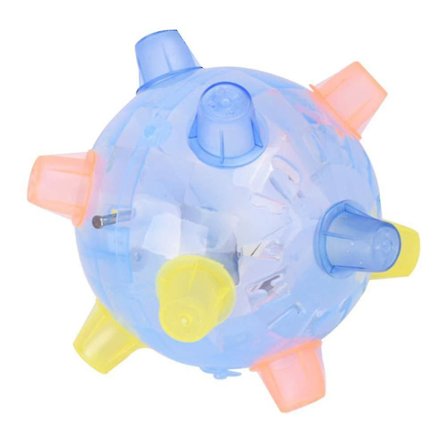 Musikk Hoppende Dansende Ball Blinkende Lys Opp Musikk Sprettende Ball Leker For Barn ( Ingen Batteri)