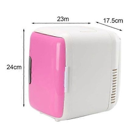 4L Mini Resekylare Bilkylskåp Bärbar Frys Värmare Kylare Camping