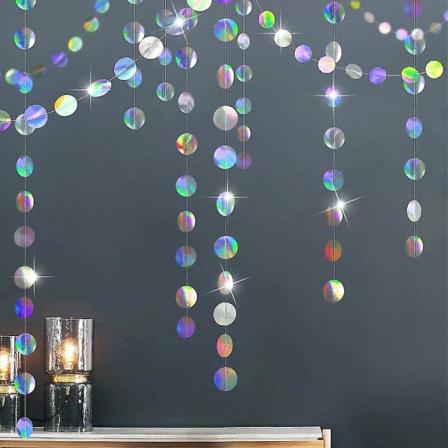 Glitter Irisoiva Juhlatarvikkeet Ympyrä Seppeleet Holografiset Riippuvat Pisteet Streamer Tausta Sisustus Lapset Frozen yksisarviset 