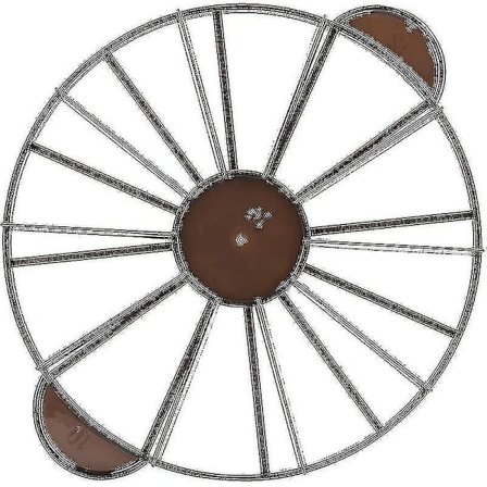 Tårtdelare 10/12 bitar Rund tårta portionsmarkör Brödtårtskärare Lika delar Skivmarkör Bakverktyg 10,6 tum