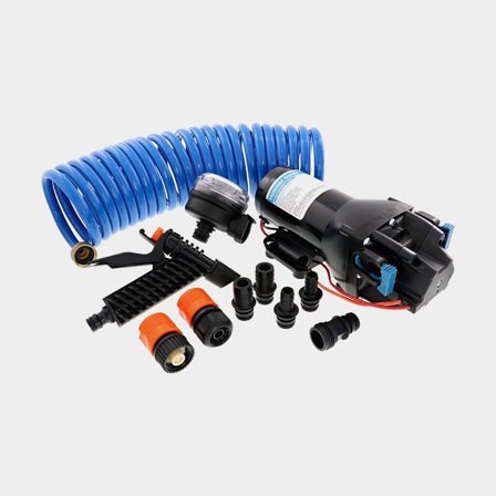 Spolpump Jabsco Hotshot HD4 Q401J-118N-4A, 12 V, 15 l/min, 3.4 bar, 1/2" (13 mm) slang / 3/4" (19 mm) slang