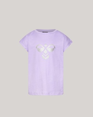 Hummel hmlDIEZ T-SHIRT S/S Lilla T-skjorter Jente - Kids Brand Store