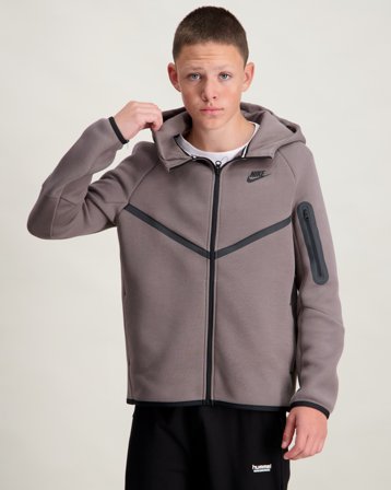 Nike B Nsw Tch Flc Fz - Pd Braun Hoodies/Kapuzenpullover Jungen - Kids Brand Store