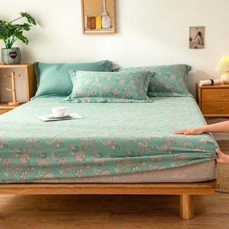 1 Pakke Dobbel Garn Elastisk Bånd Laken Sklisikker Seng Enkel ,ZQKLA