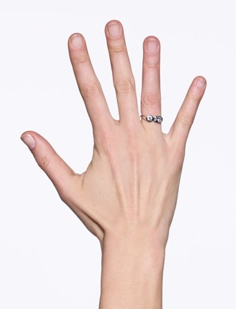 Maria Black You & Me Signet Ring - Silver - 56