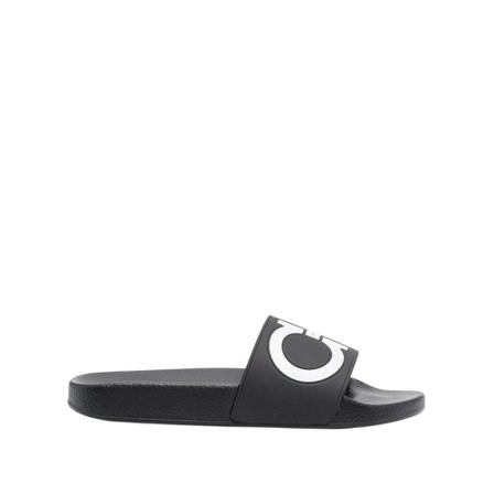 Salvatore Ferragamo Sliders , Zwart , Dames , Maat: 39 EU