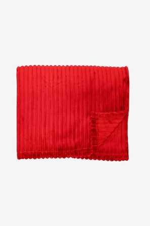 Redlunds - Baloo tæppe 130x170 - Rød - Tæpper & plaider - 130X170 - Fra Homeroom