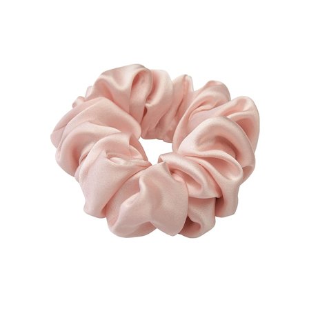 Lenoites Mulberry Silk Scrunchie Pink, Hår, Hårpynt, Scrunchies