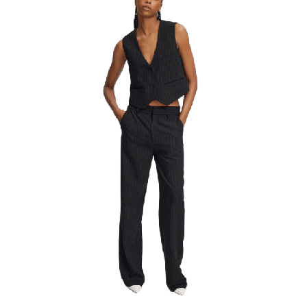 Gestuz JoelleGZ Pinstripe Pants Byxor Dam Svart 40