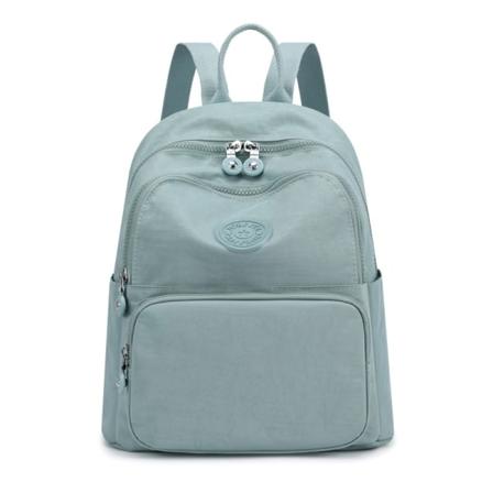 Design Skolväska för tonårsflicka 2021 Kvinnor Ryggsäck Resor Casual Axelväskor Dam Nylon ryggsäck Svart handväska Light green