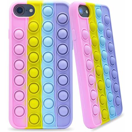 Iphone 6/7/8/se (2020/2022) - Pop It Fidget Skal - Multicolor