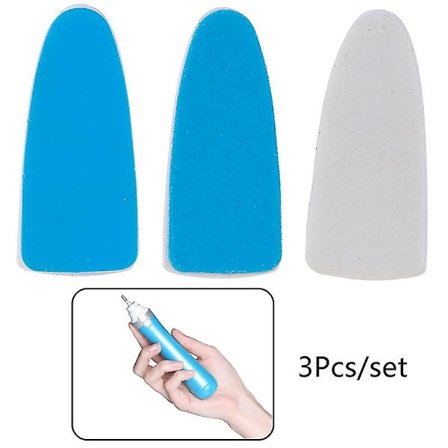 Vaihtopäät 3bits Sähköinen Kynsiviila Kone Kynsien Pedikyyri Puskurityökalusarja-dwdz