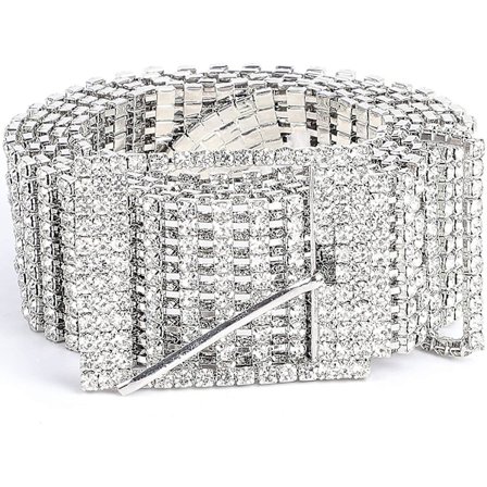 Dam Rhinestone bälte glänsande diamantkristall dam midjebälte - high quality