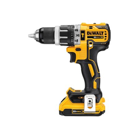DeWALT DCD796D2-QW - slagborr/skruvdragare - sladdlös - 2 hastigheter - 2 batterier
