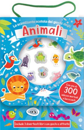 La scintillante scatola dei giochi degli animali. Ediz. a colori. Con Adesivi